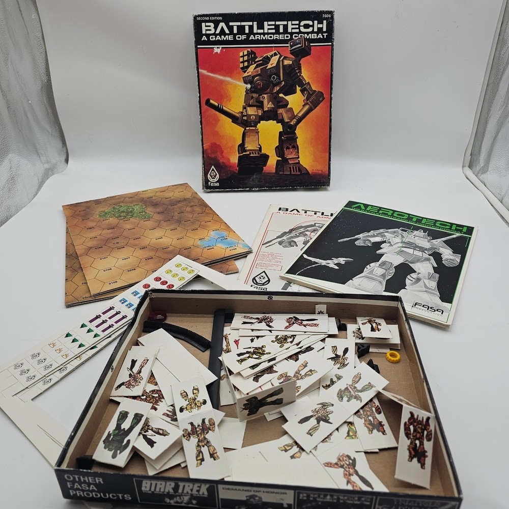 Battletech A Game of Armored Combat Second Edition 1604 Vintage READ